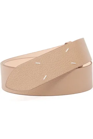 Maison Margiela Lederürtel mit Ziernähten