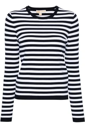 Michael Kors Gestreifter Pullover aus Feinstrick