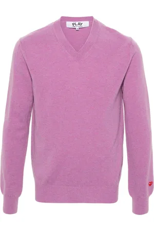 Comme des Garçons Pullover mit Logo-Applikation