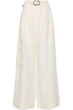 Twin-Set Wide-Leg-Hose mit Gürtel