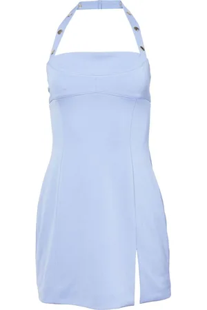 FLEUR DU MAL Snap Neckholder-Minikleid