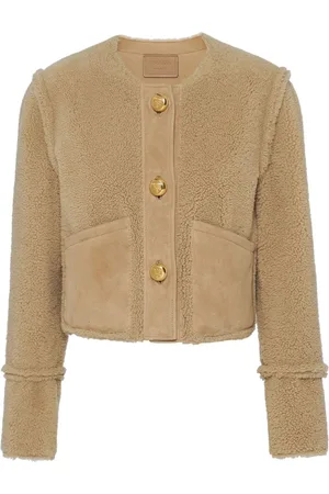 Prada Kurze Shearling-Jacke