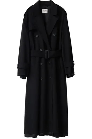 Miu Miu Trenchcoat aus Wildleder