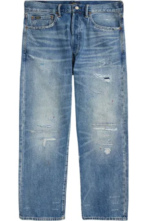 Ralph Lauren Gerade Jeans im Distressed-Look