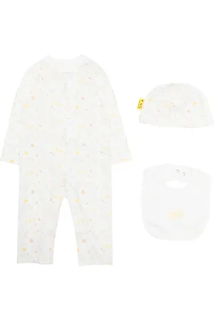 OFF-WHITE Strampler-Set mit Logo-Print
