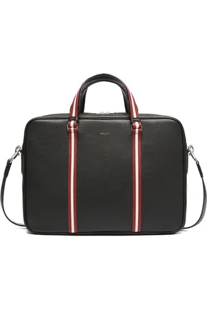 Bally Aktentasche mit Streifendetail