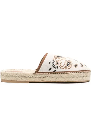Alanui Flache Espadrilles aus Bandana-Jacquard