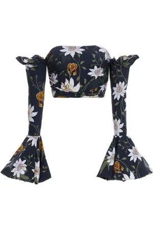 Agua by Agua Bendita Gracia Pasiflora Oberteil mit Blumen-Print