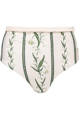 Agua by Agua Bendita Nopal Perla Bikinihöschen mit Blumen-Print