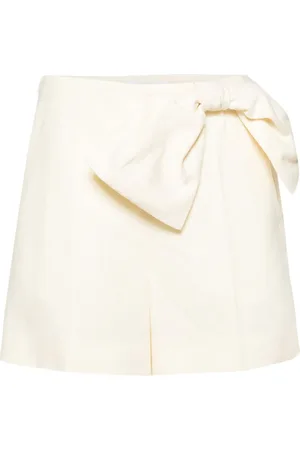 Chloé Shorts aus Leinen mit Schleife
