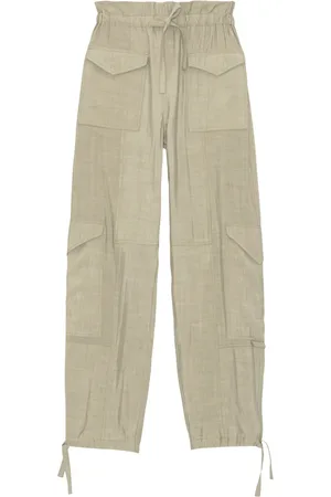 Ganni Cargohose mit Kordelzug