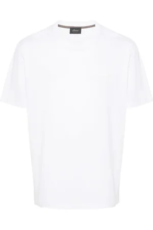 BRIONI T-Shirt mit Logo-Stickerei