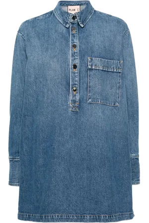Plan C Bluse mit Knöpfen
