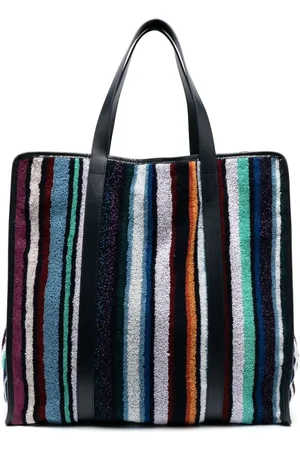 Missoni Gestreifter Shopper aus Frottee