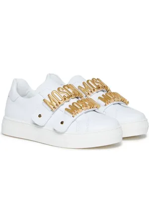 Moschino Sneakers mit Logo-Schild