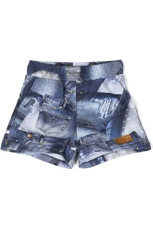 Chiara Ferragni Jersey-Shorts mit Patchwork-Print