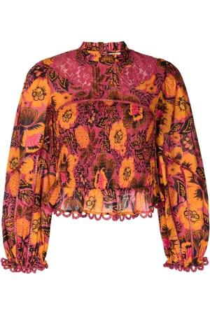 Farm Rio Gesmokte Bluse