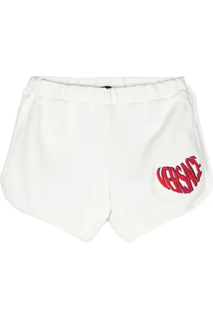 VERSACE Heart Shorts mit Logo-Stickerei