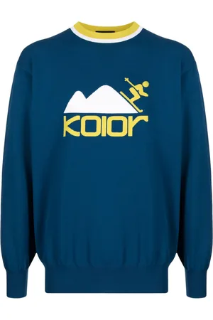 Kolor Pullover mit Intarsien-Logo