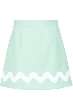 Patou Wave Tweed-Minirock