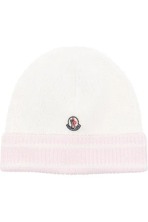 Moncler Beanie mit Logo-Patch
