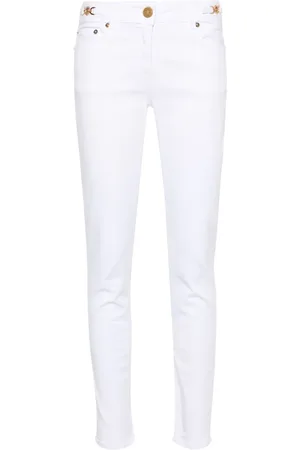 VERSACE Skinny-Jeans mit Medusa-Schild