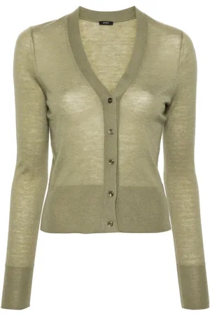 Joseph Fein gestrickter Cardigan mit V-Ausschnitt