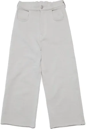 Maison Margiela Gerade Hose mit Logo-Patch