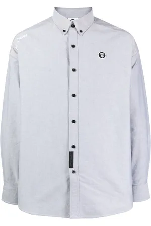 A Bathing Ape Hemd mit Logo-Patch