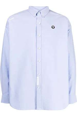 A Bathing Ape Hemd mit Logo-Patch