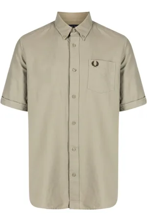 Fred Perry Hemd mit Logo-Stickerei