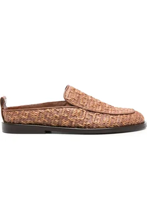 GCDS Raffiabast-Mules mit Monogramm