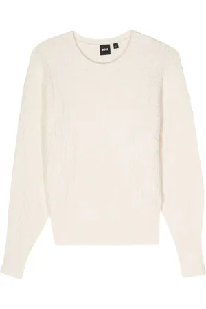 HUGO BOSS Grob gestrickter Pullover