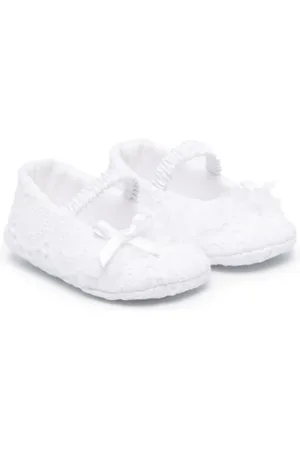 COLORICHIARI Ballerinas mit Lochstickerei