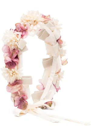 COLORICHIARI Stirnband mit Blumenapplikation