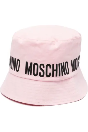 Moschino Fischerhut mit gummiertem Logo