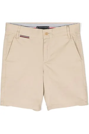 Tommy Hilfiger Twill-Shorts mit Logo-Stickerei