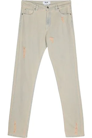 Msgm Gerade Jeans im Distressed-Look