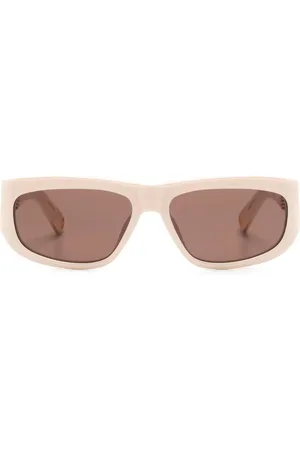 Jacquemus Sonnenbrille mit eckigem Gestell