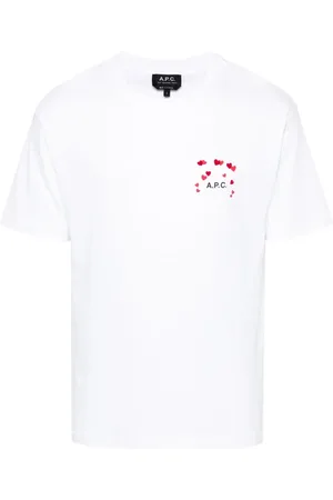 A.P.C. T-Shirt mit Logo-Print