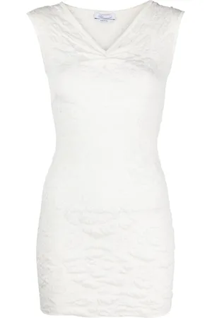BLUMARINE Minikleid mit rundem Ausschnitt