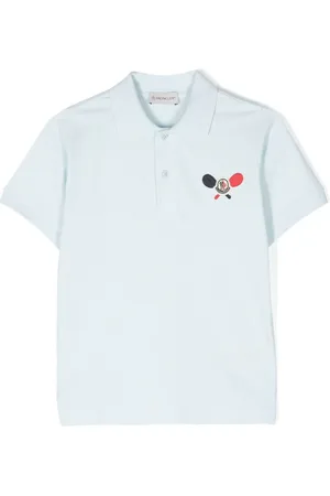 Moncler Poloshirt mit Logo-Applikation