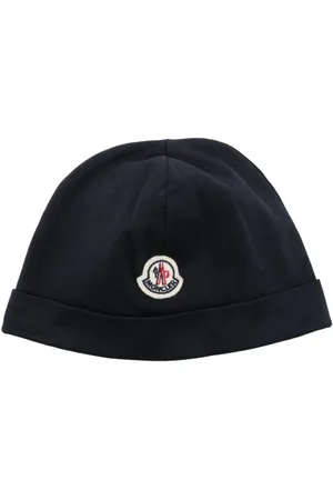 Moncler Beanie mit Logo-Patch
