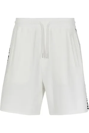 Armani Exchange Joggingshorts mit Logo-Streifen