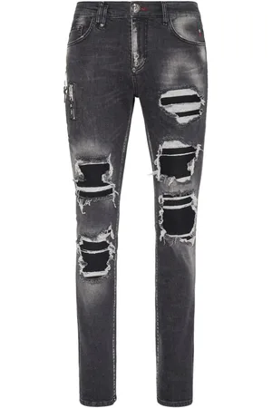 Philipp Plein Jeans in Distressed-Optik