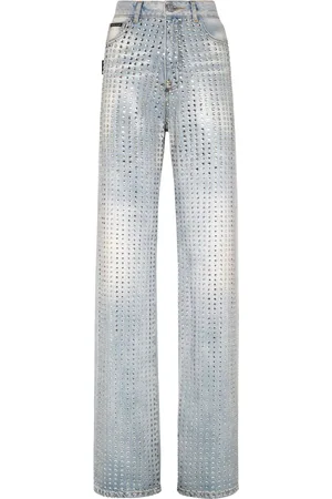 Philipp Plein Jeans mit Kristallen