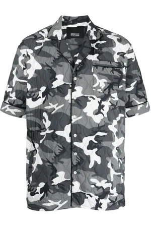 MOSTLY HEARD RARELY SEEN Gestepptes Hemd mit Camouflage-Print