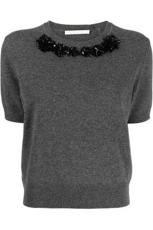 Jason Wu Pullover mit blumigen Applikationen