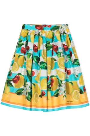Dolce & Gabbana Faltenrock mit Print-Mix