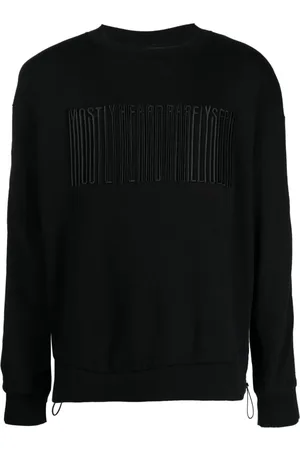 MOSTLY HEARD RARELY SEEN Sweatshirt im Hybrid-Design mit Logo
